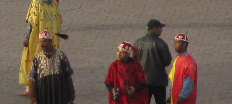 Gaukler auf dem Djemaa el Fna