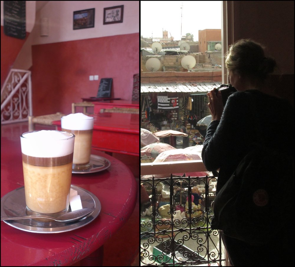 Im Café des Epices in Marrakesch