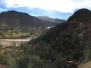 Panorama Ourika-Tal, Marokko