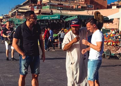 Scams mit Tieren auf dem Djemaa el Fna in Marrakesch