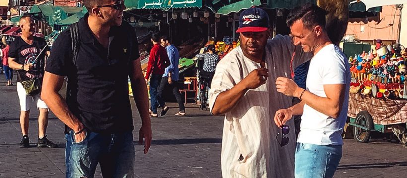 Scams mit Tieren auf dem Djemaa el Fna in Marrakesch