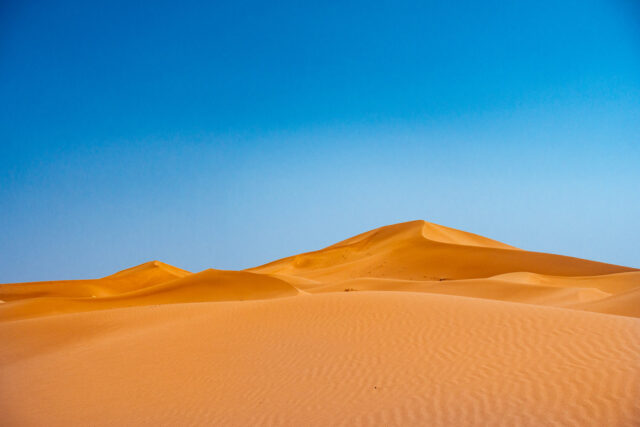 Das Dünengebiet Erg Chegaga in Marokko