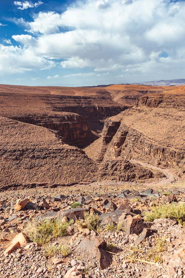 Atlasgebirge zwischen Ouarzazate und dem Draa-Tal