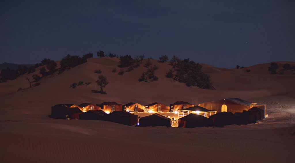 Wüstencamp Erg Chegaga Marokko