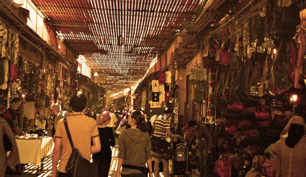 Souks in Marrakesch