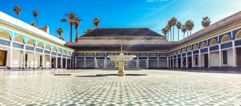 Marrakesch Bahia Palast Ehrenhof