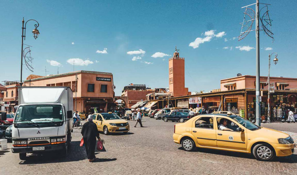Petit Taxis in Marrakesch
