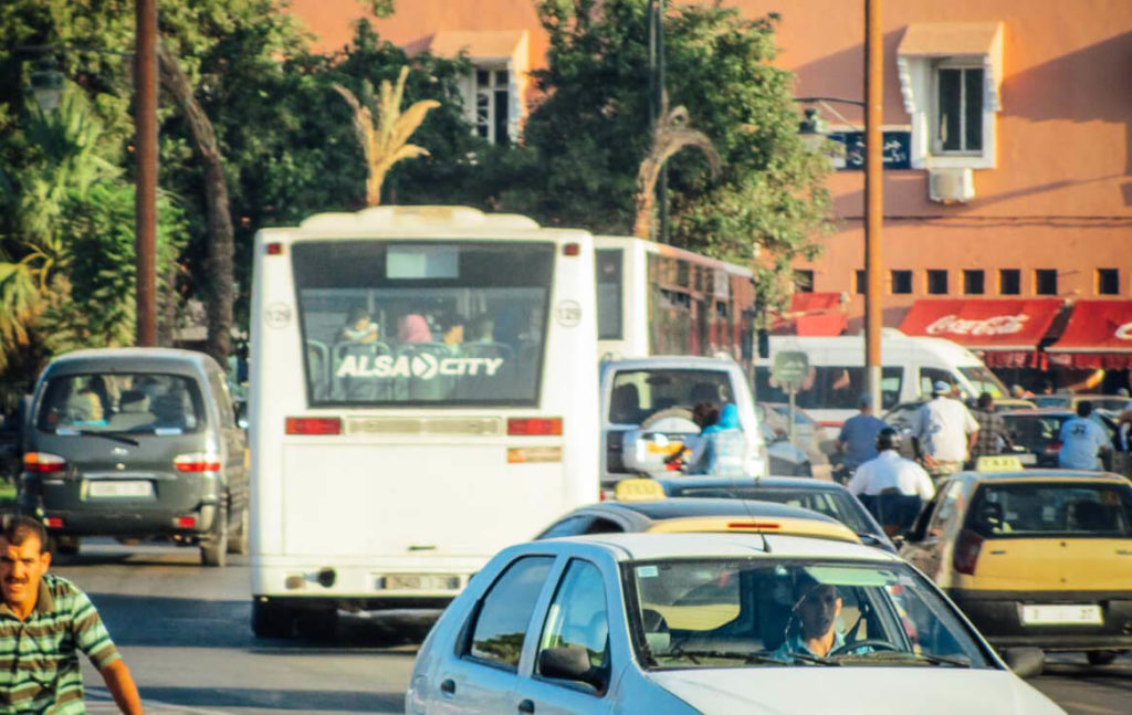 Stau in Marrakesch