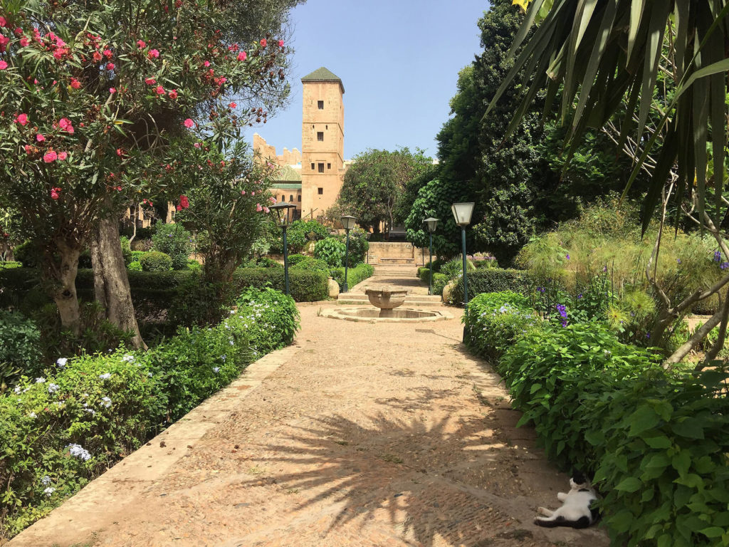 Andalusischer Garten in Rabat, Marokko