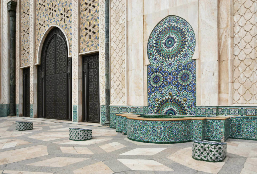 Hassan-Moschee Eingangsbereich