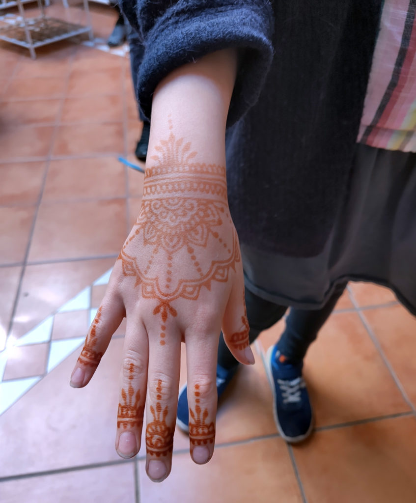 Hennatattoo in Marokko