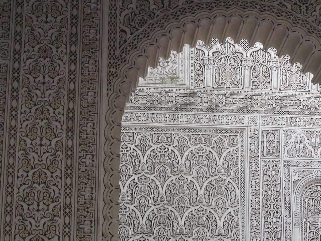 Stuckarbeiten im Mahkama Casablanca