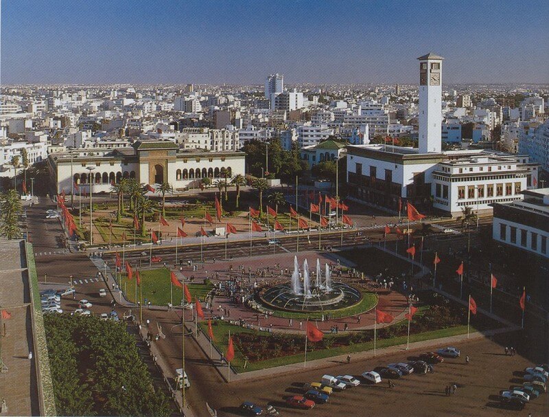 Platz Mohammed V. in Casablanca