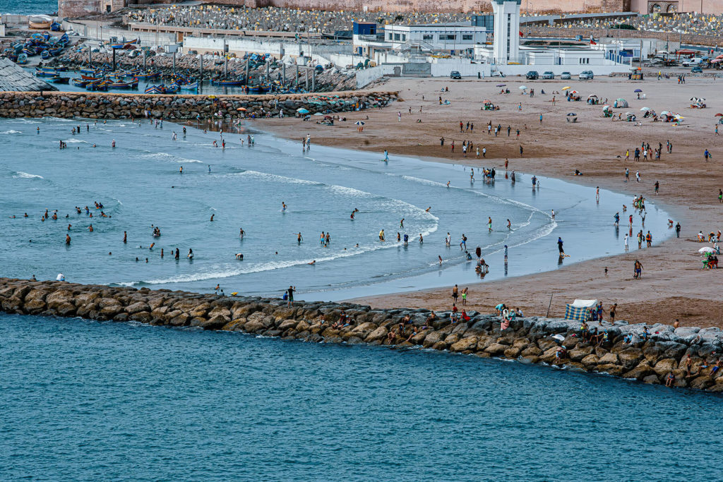 Strand in Rabat, Marokko