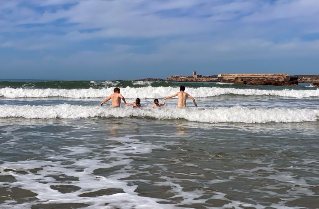 Baden im Atlantik