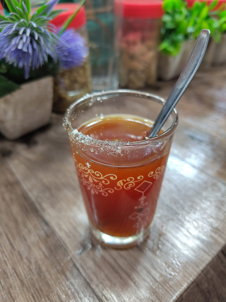 Teeglas in Marokko