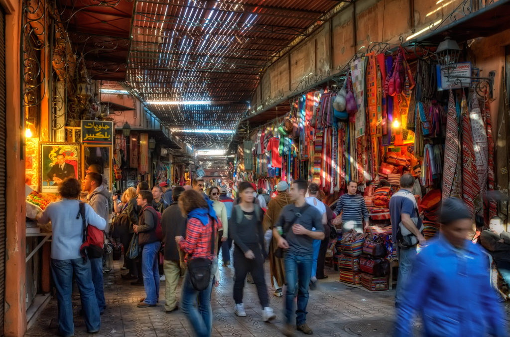 In der Medina von Marrakesch