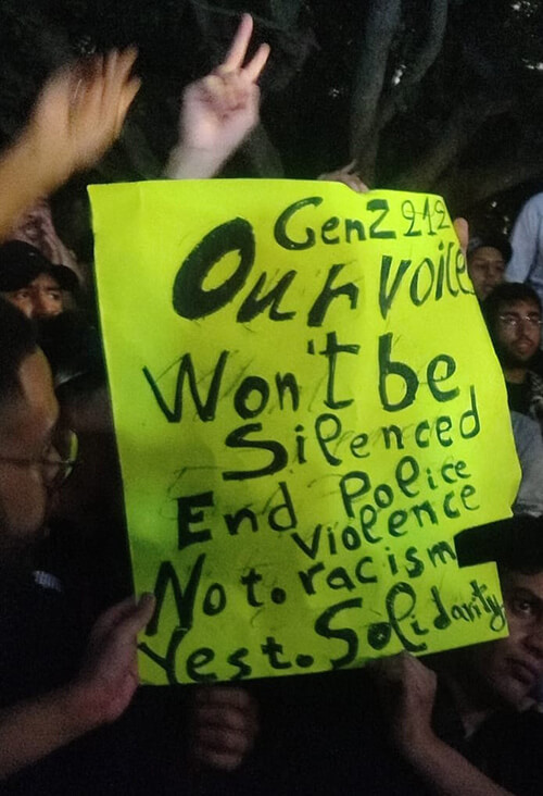 Plakat GenZ 212 Marokko