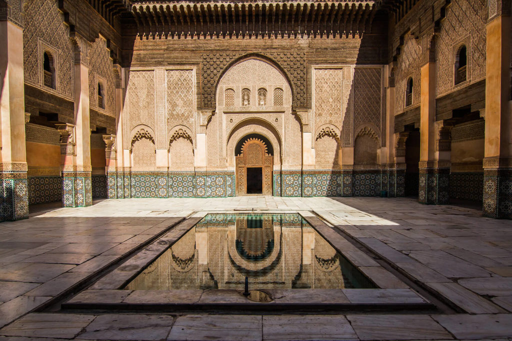Patio der Medersa Ben Youssef