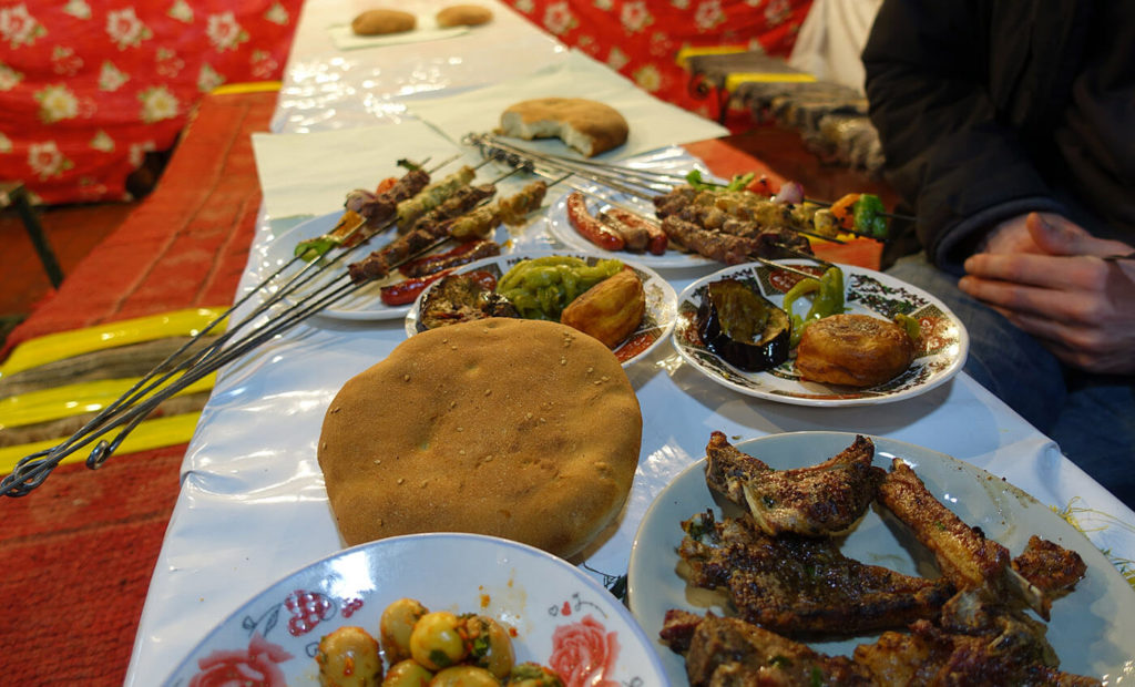 Streetfood auf dem Djemaa el Fna in Marrakesch