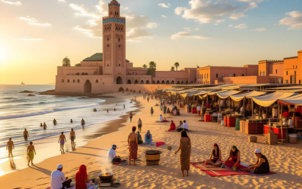 Der Mythos vom Strand von Marrakesch: Wo die Rote Stadt vom Meer träumt