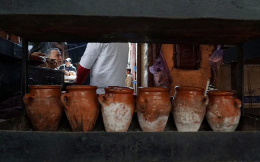 Tangia-Töpfe in Marrakesch