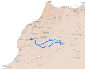 Rundreise Marokko 7 Tage, Marrakesch - Tinghir - Merzouga