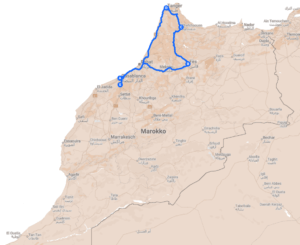 Rundreise Marokko 7 Tage, Casablanca - Fès - Chefchaouen - Tanger