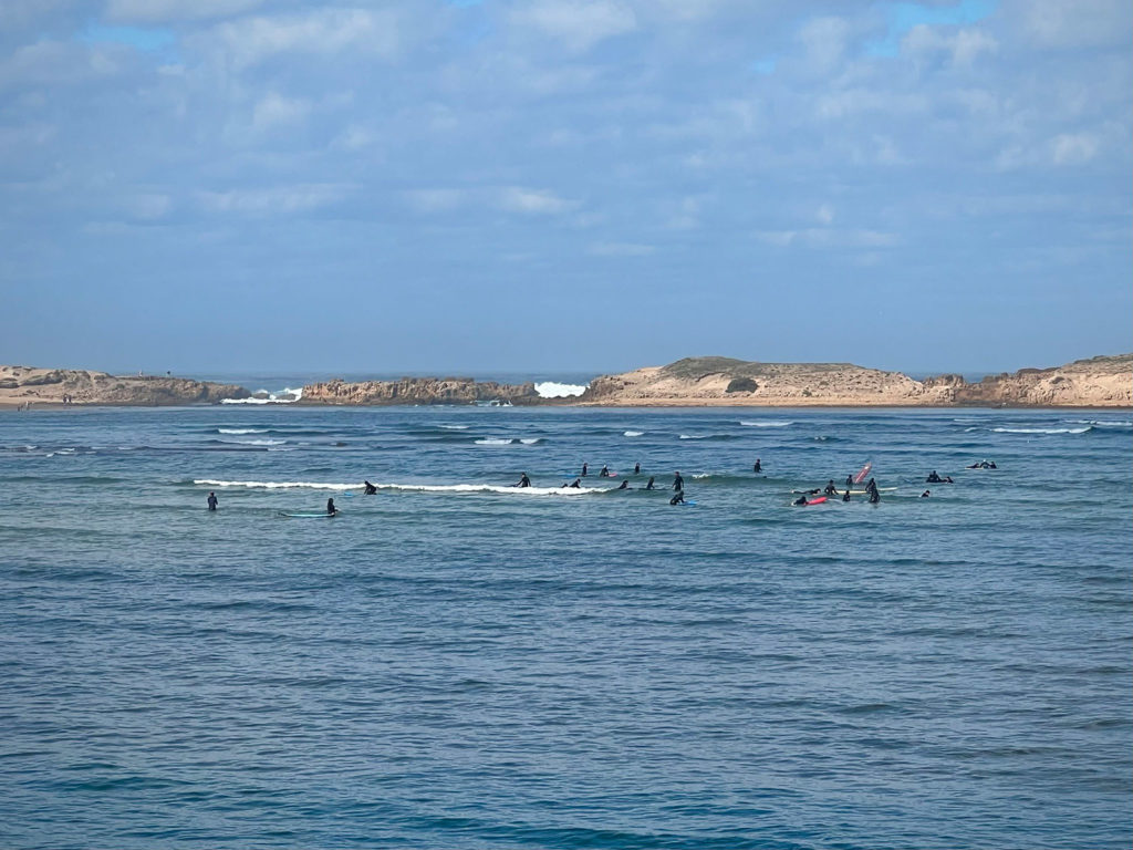 Surfen in Oualidia, Marokko