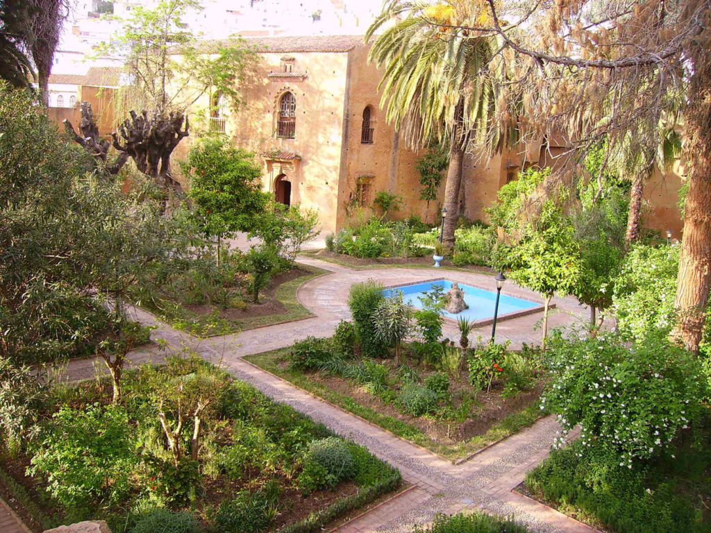 Garten der Kasbah von Chefchaouen
